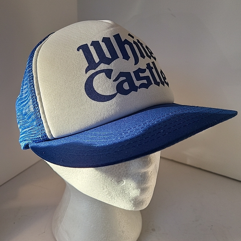 Blue and White 2013 White Castle Adjuatable Trucker Hat